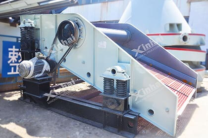 Auto-Centering Vibrating Screen